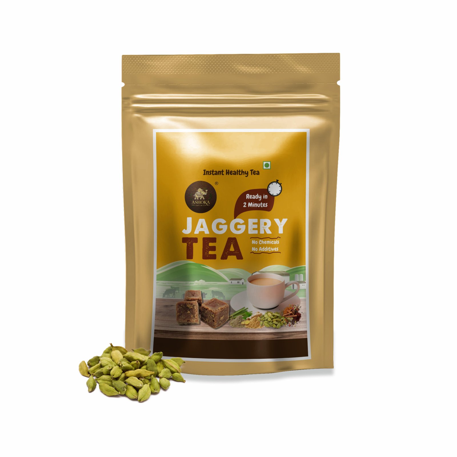 Jaggery Cardamom Tea