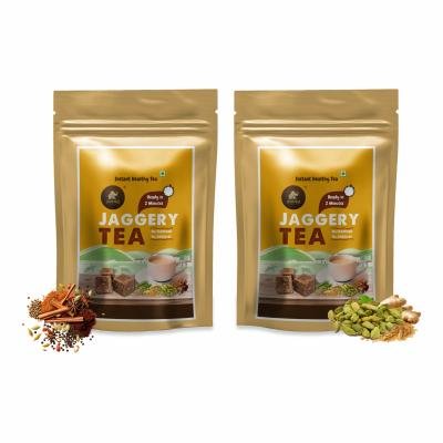 Jaggery Masala + Jaggery Cardamom & Ginger (Combo of 2) , 300gm +300gm